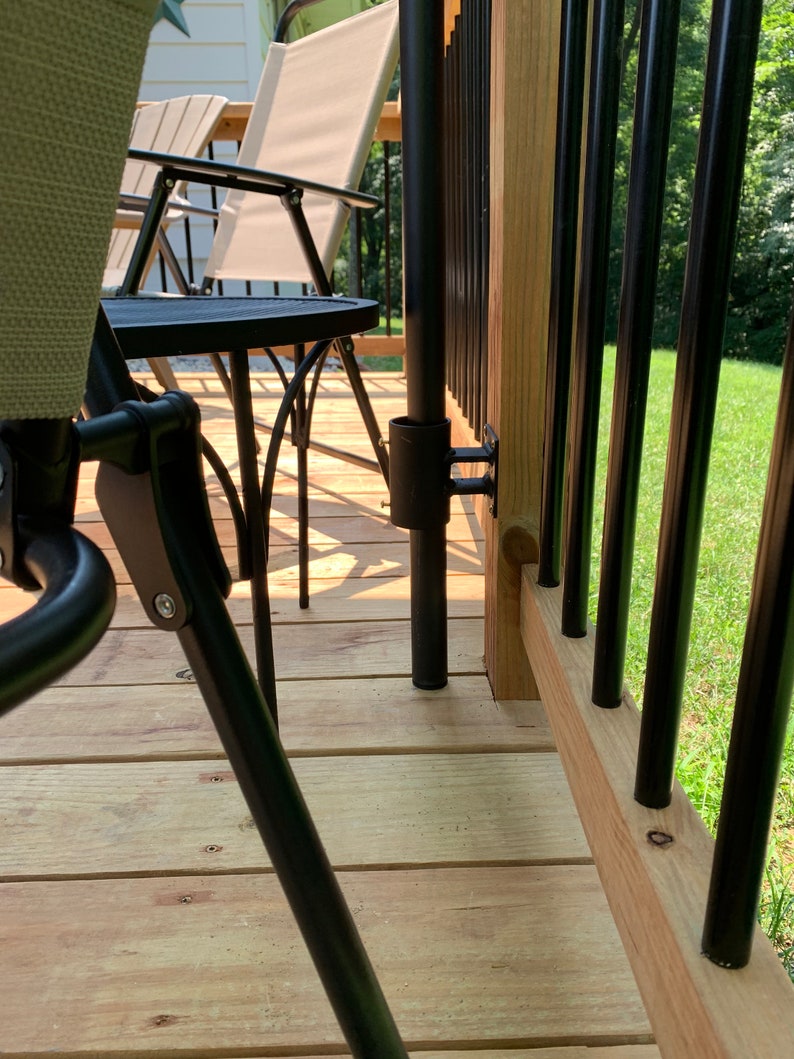 Outdoor Umbrella Holder for Flat Surfaces one Piece Bottom Etsy