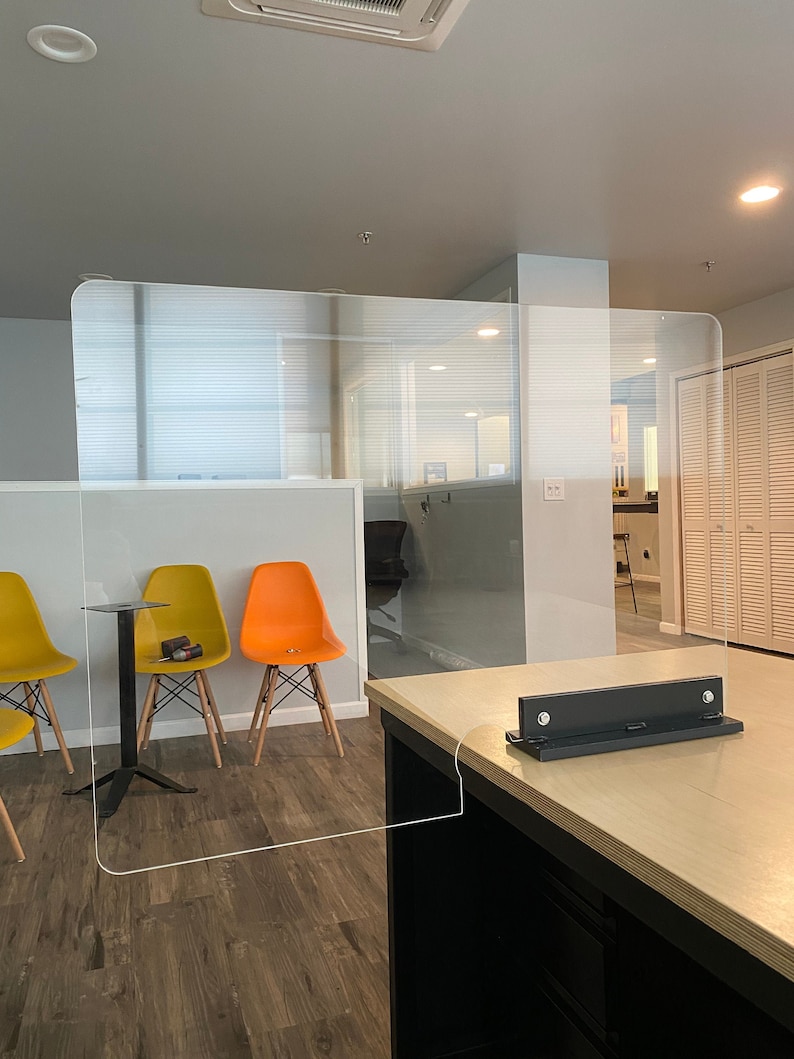 Plexiglass Divider / Plexiglass Partition / Bar Top Divider / Etsy