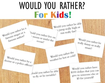 Would You Rather For Kids