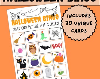 Halloween Bingo Cards- Halloween Kids Bingo!