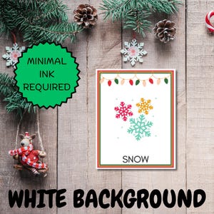 Christmas Charades for Kids with Picture Clues, Kids Christmas Games for Young Children, Kids Christmas Activities, Printable Christmas Activity for Kids