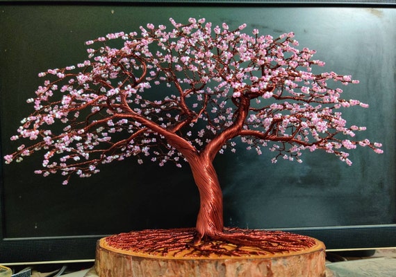 Cherry Blossom Wire Tree Very Unique Gift Item for Your Loved - Etsy