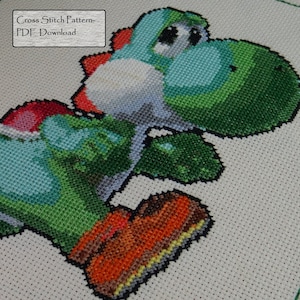Yoshi Cross Stitch Pattern