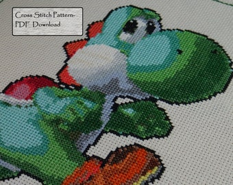 Yoshi Cross Stitch Pattern