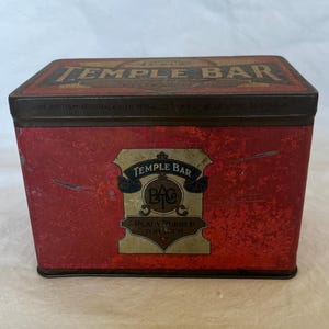 temple bar tobacco tin G.L. Pease 2oz - Boswell Pipes British-Australasian Tobacco Co, The. Pty