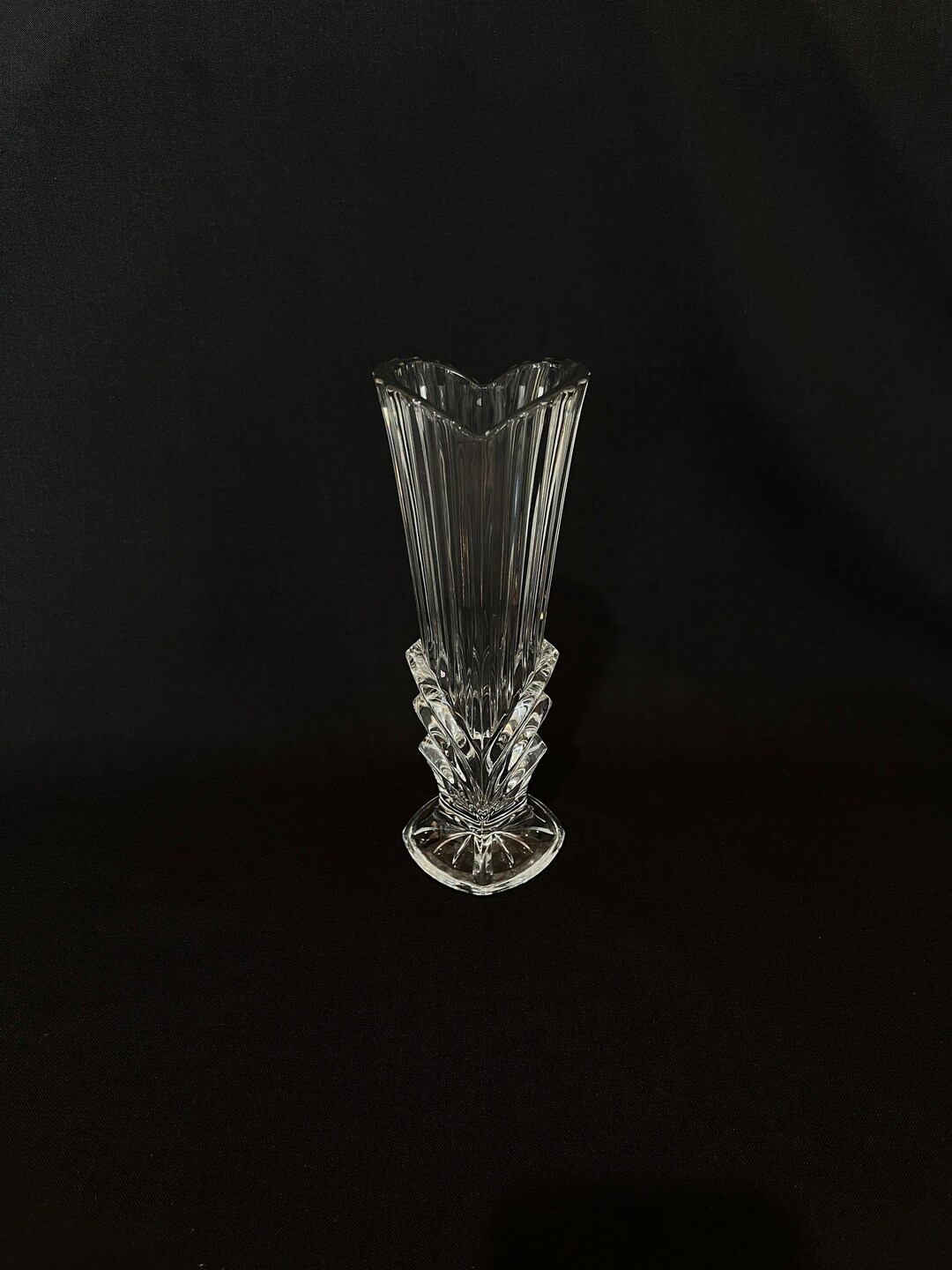 Vintage Bud Vase Art Deco Style Studio Nova Japan Crystal Vase Etsy