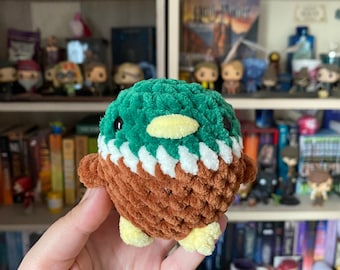 Mallard duck amigurumi plush toy