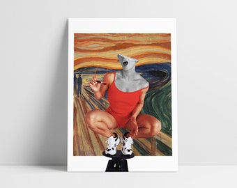 The Scream by Untitled.Save | Fine Art Print