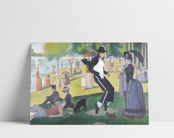 Michael Jackson on La Grande Jatte by Untitled Save | Fine Art Print
