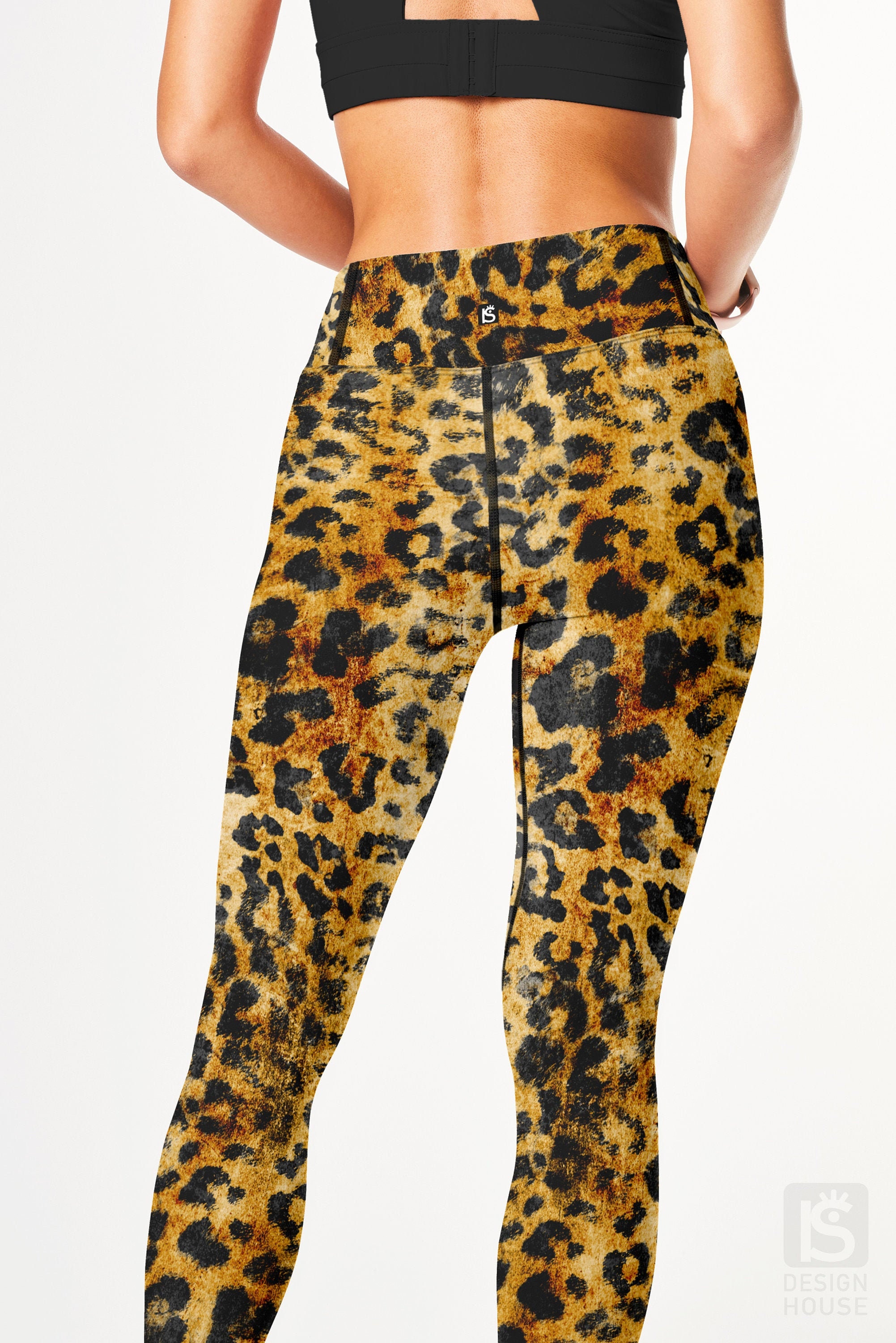 Buy Michael Kors Animal Print Sports Leggings  Black Color Women  AJIO  LUXE