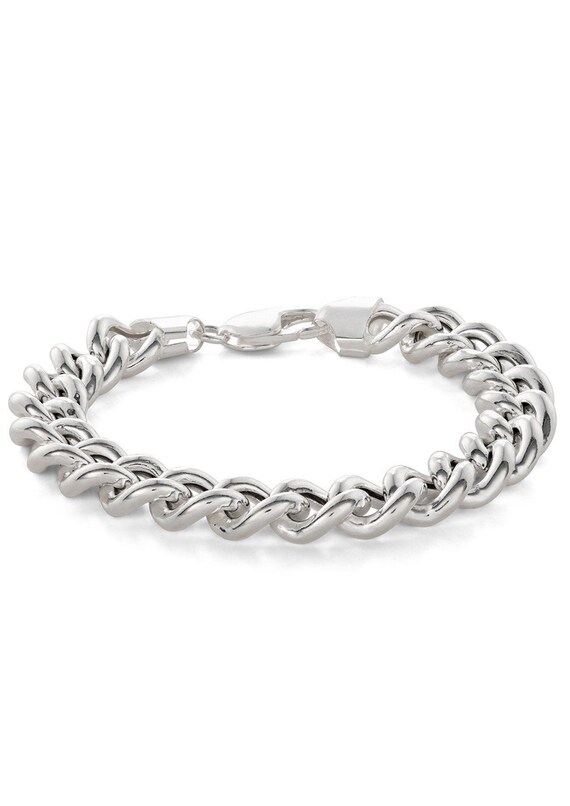アクセサリー OVY Silver Anchor Chain Bracelet M Anchor Chain Bracelet, Sterling Silver Bracelet, Chunky