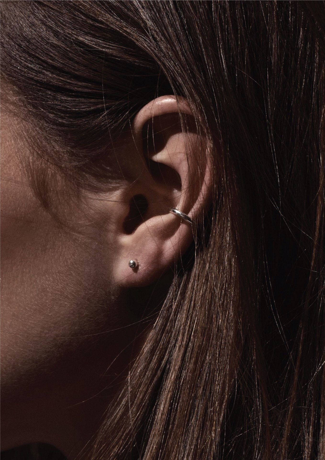 Stackable Ear Piercing Line Ear Cuff, Helix Piercing, Stackable Ear Cuff, Minimalist Ear Cuff ...