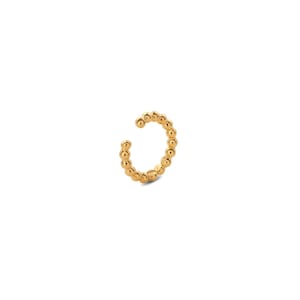 Champagne Ear Cuff Gold, Helix Earrings, Fake Helix Piercing, Gold Plated Ear Cuff, Minimalist Ear Cuff