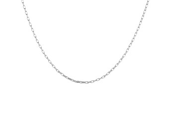 Belcher Gliederkette Halskette Silber, verstellbare Kette, Silberkette