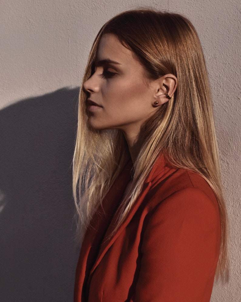 Helix Ear Cuff No Piercing Ear Cuff Fake Helix Piercing Etsy