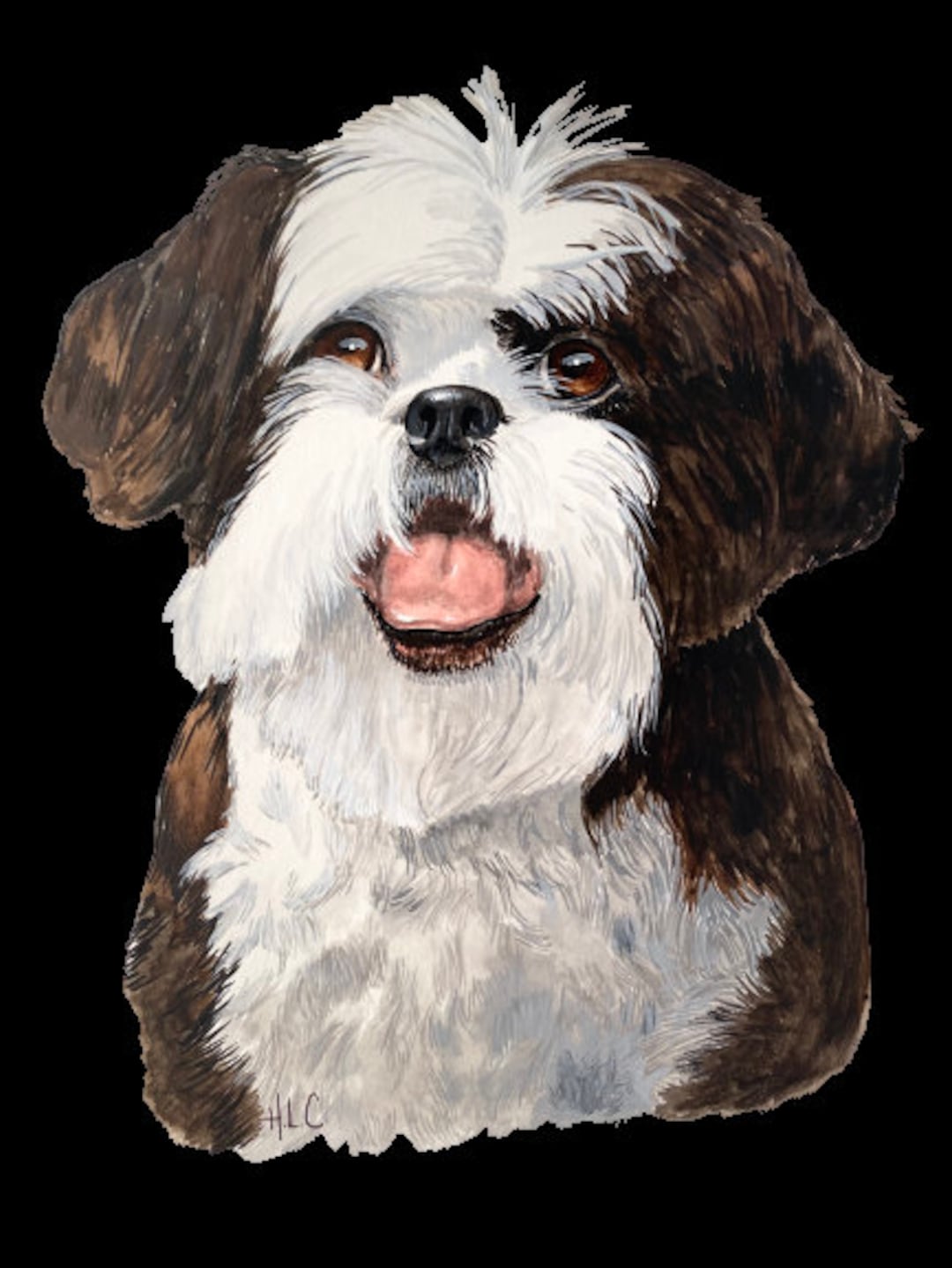 Shih Tzu PNG File - Digital Download - Sublimation Image- Dog Clipart ...