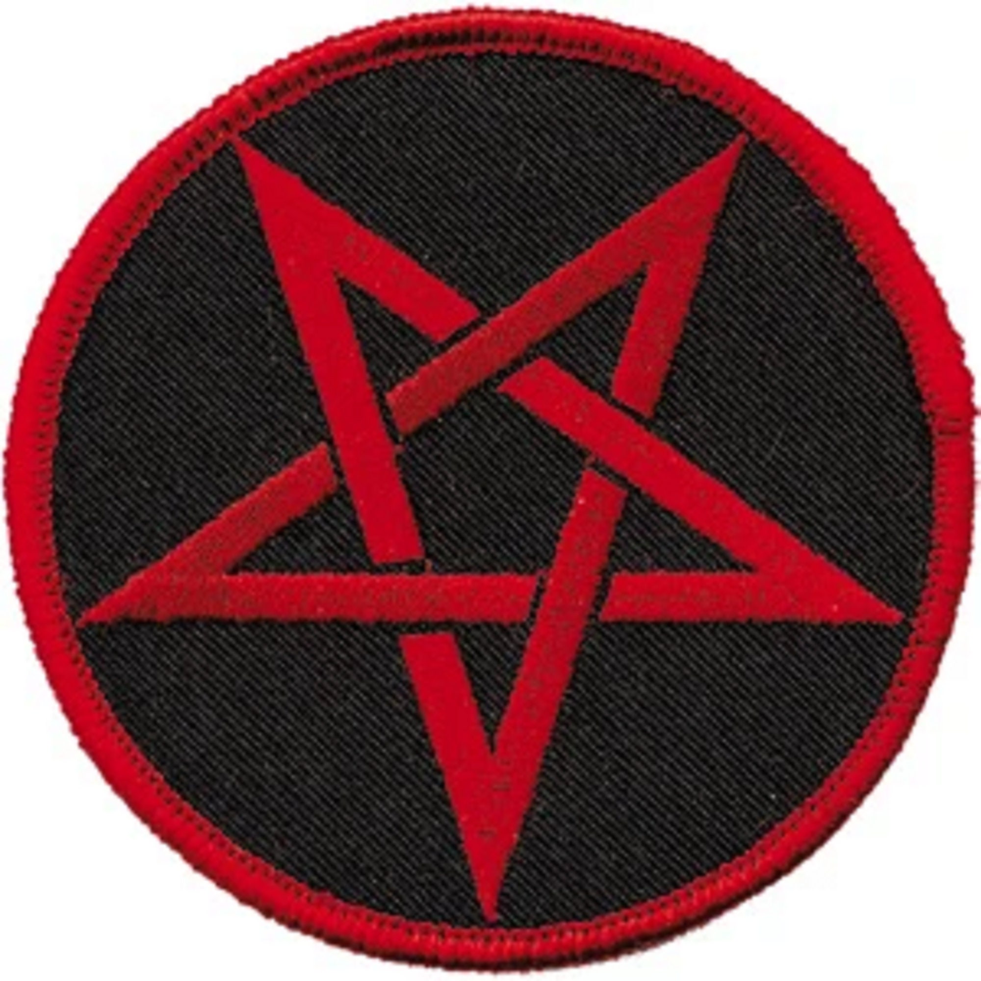 Pentagram Patch Iron on Patch Embroidered Patch - Etsy