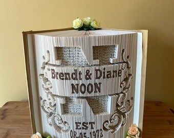 Cadeau d’anniversaire unique - Art du livre plié