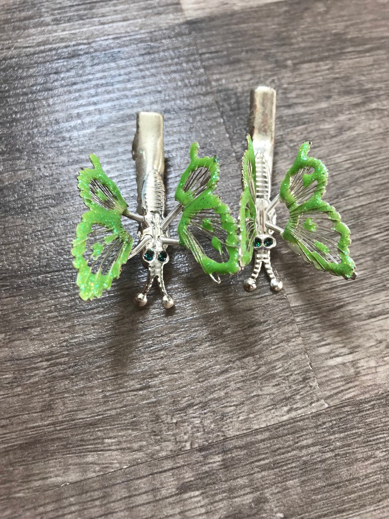 90s butterfly clips moving wings Etsy.de