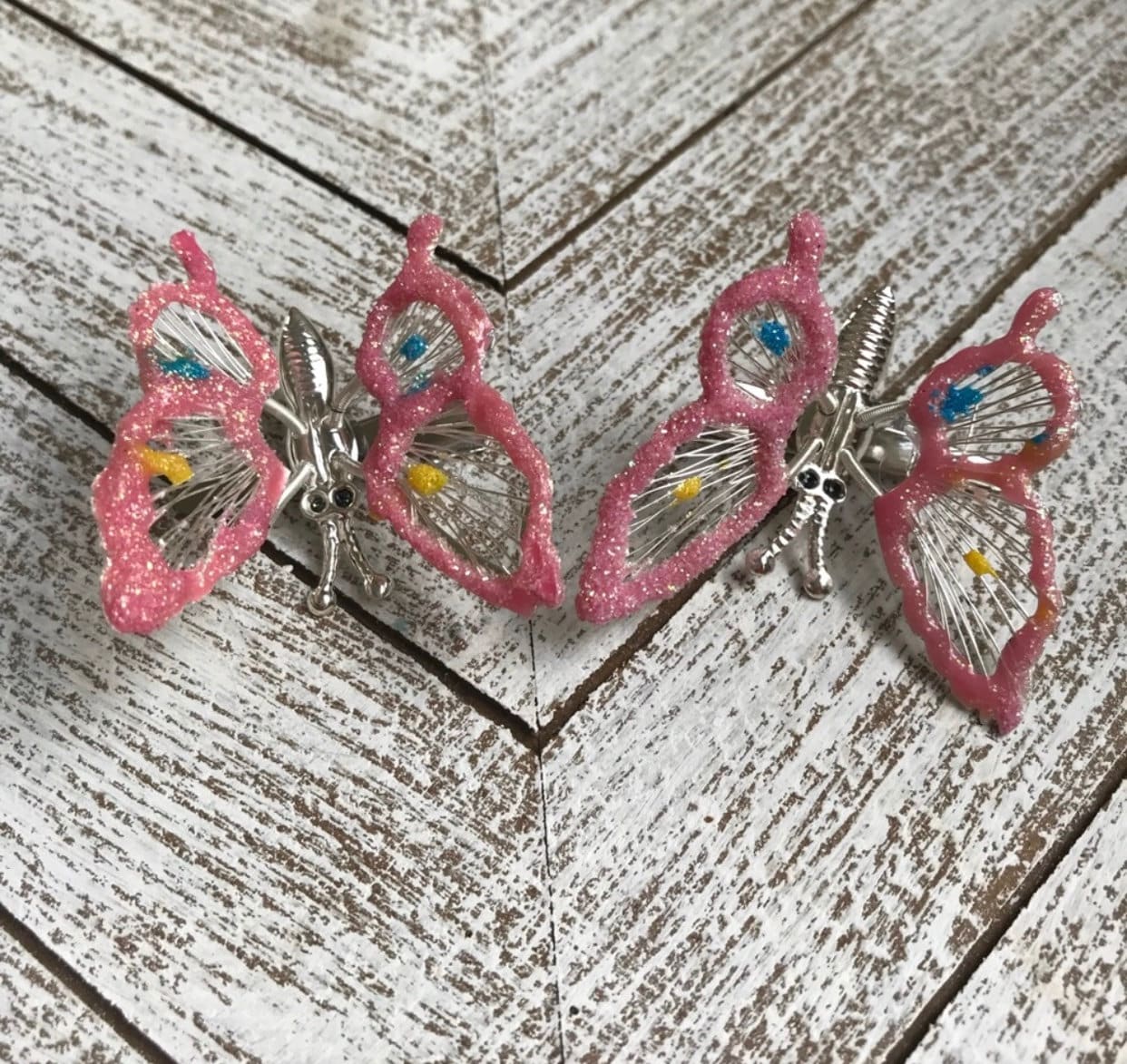 90s Butterfly Hair Clips Etsy Australia