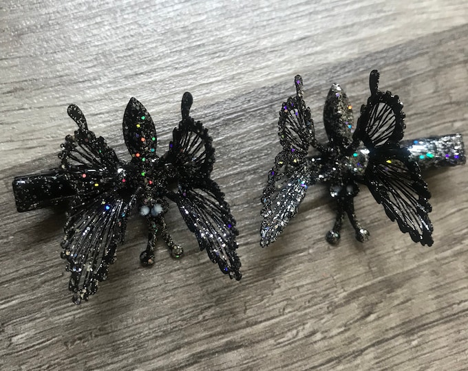 90s Butterfly Clips Moving Wings Etsy