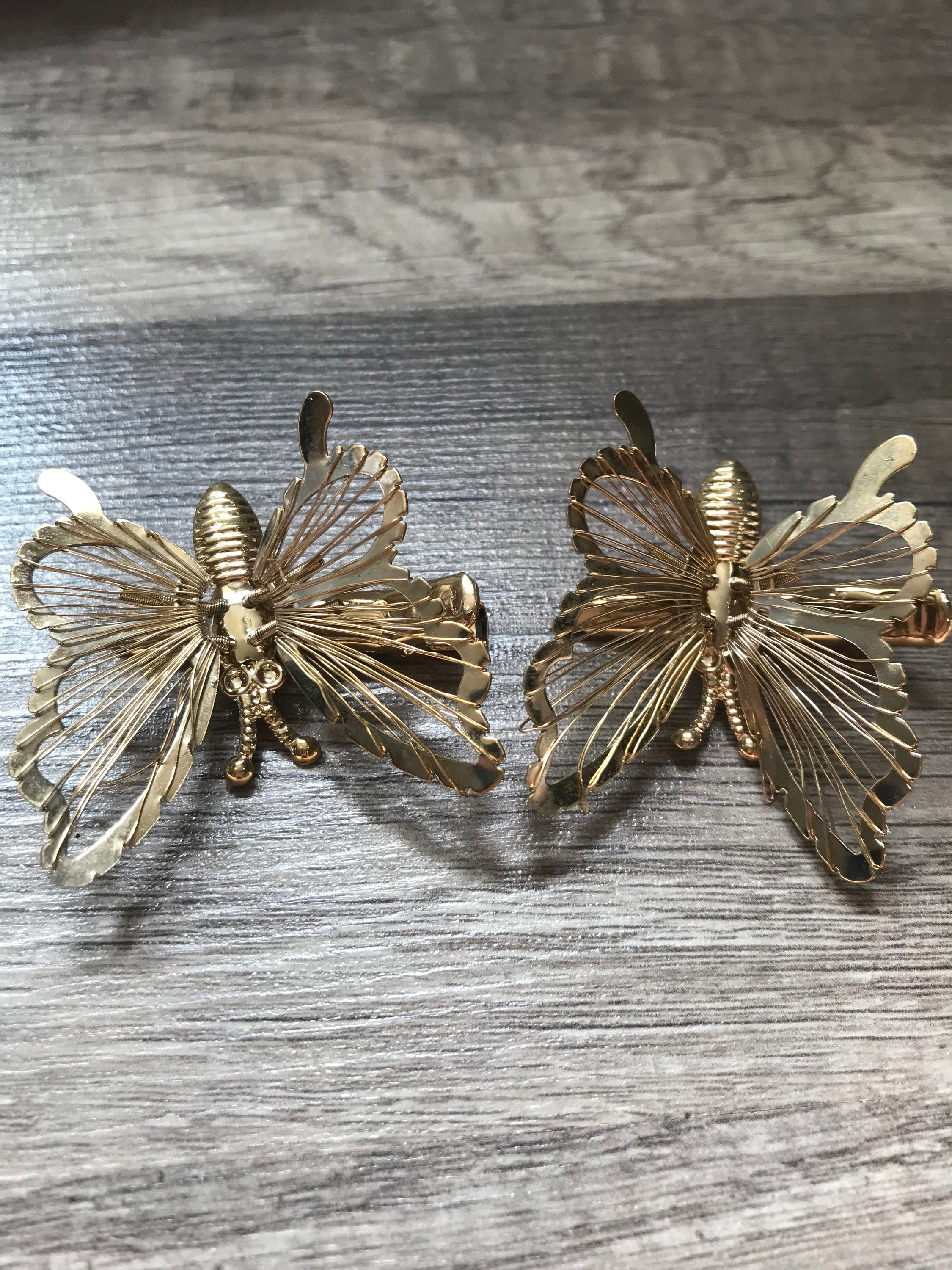 90s butterfly clips moving wings Etsy