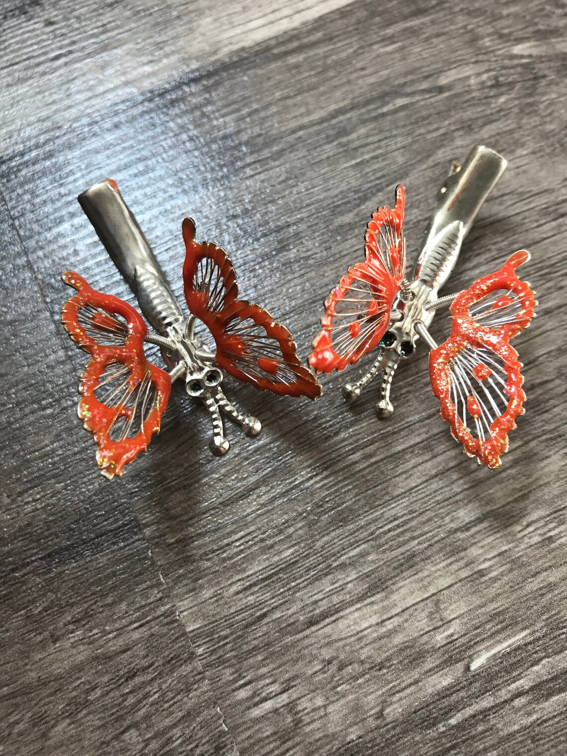 90s butterfly clips moving wings Etsy.de