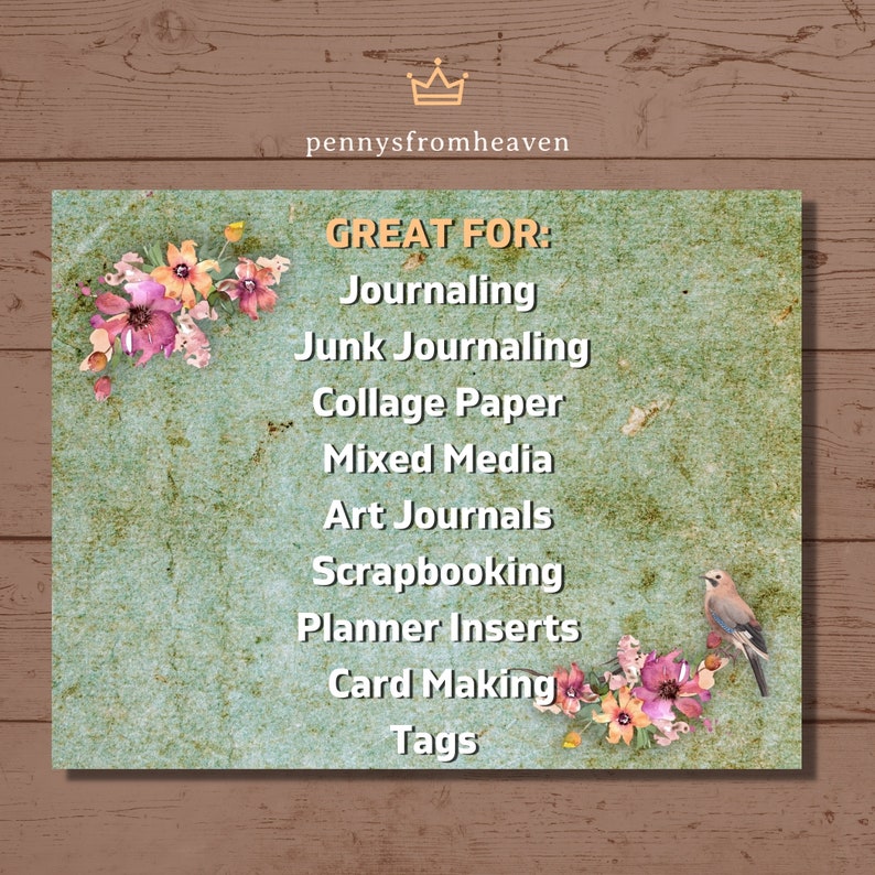 Lined and Blank Junk Journal Pages, Printable Paper, Book, Digital Kit ...