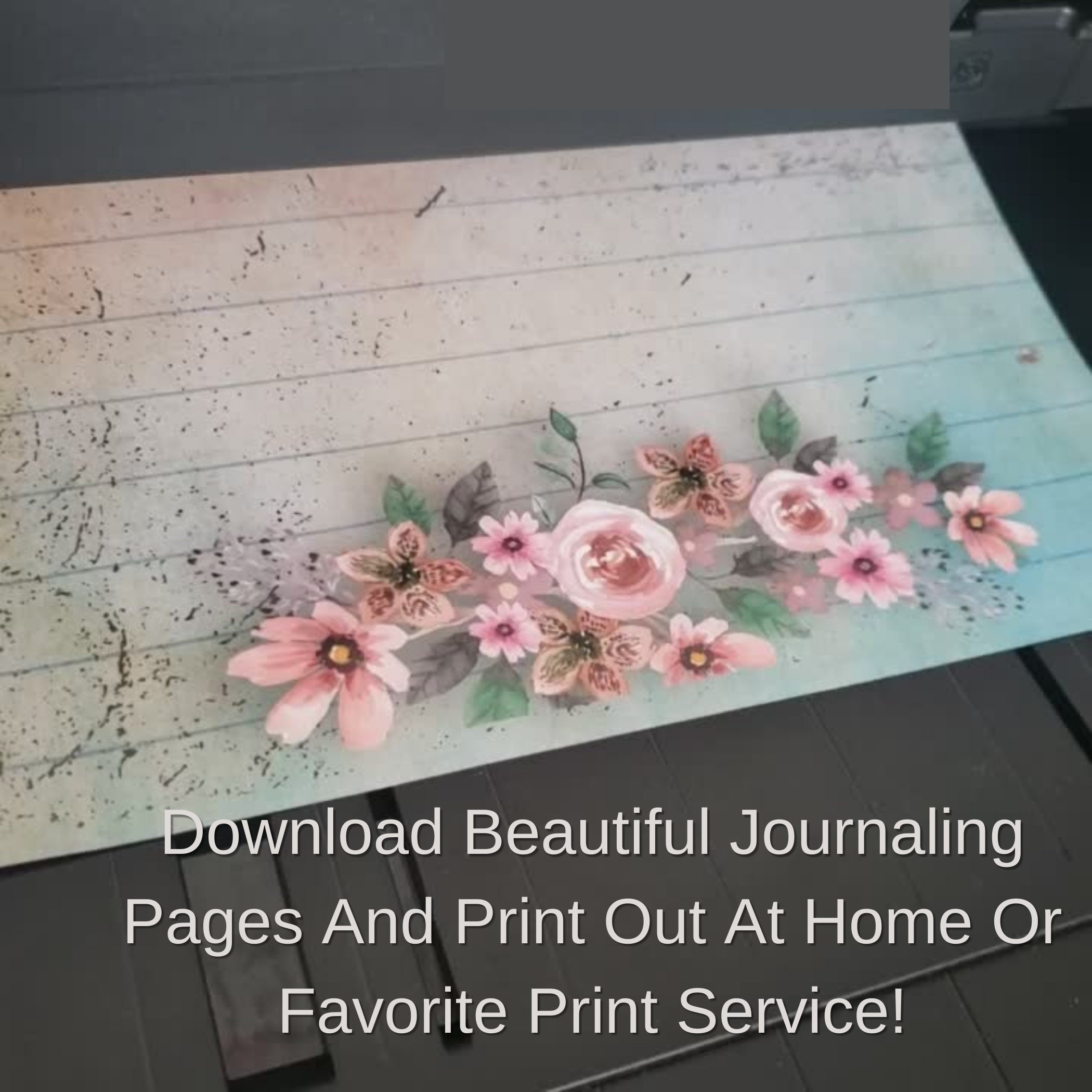 Lined and Blank Junk Journal Pages, Printable Paper, Book, Digital Kit ...