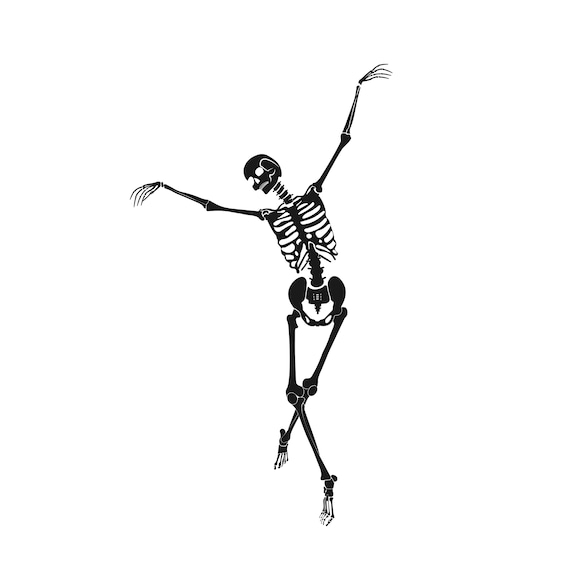 en milliard Understrege Svække Skeleton Ballerina. Halloween. Dancing Skeleton Eps/svg/png. - Etsy
