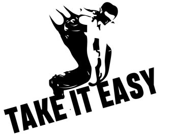 Arquivo de corte SVG Take It Easy: Design de dança de rua (download digital)