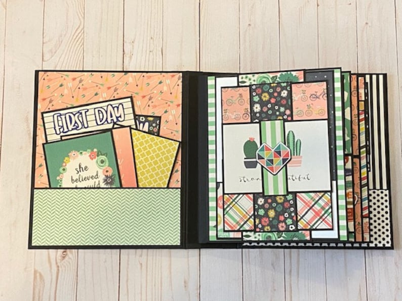 Completed High School Scrapbook Senior High Scrapbook Senior Etsy