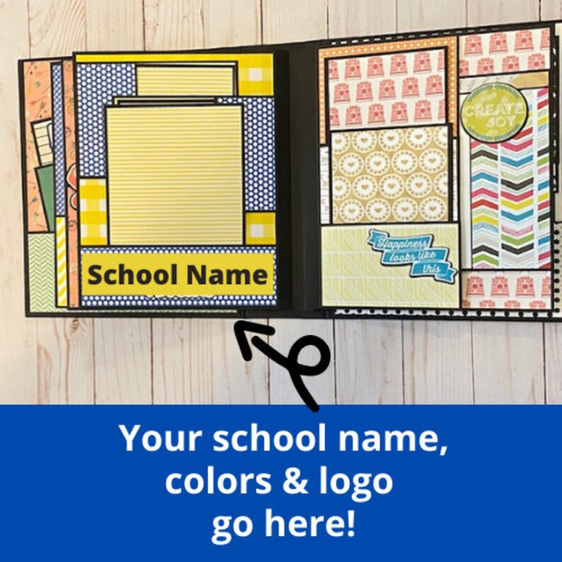 Completed High School Scrapbook Senior High Scrapbook Senior Etsy