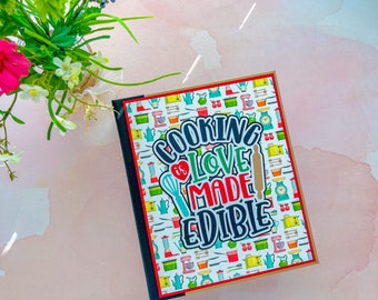 Complete Mini Scrapbook, Recipe Scrapbook, Recipe Mini Album, Recipe Folio, Recipe File, Recipe, Scrapbook,  Mini Album