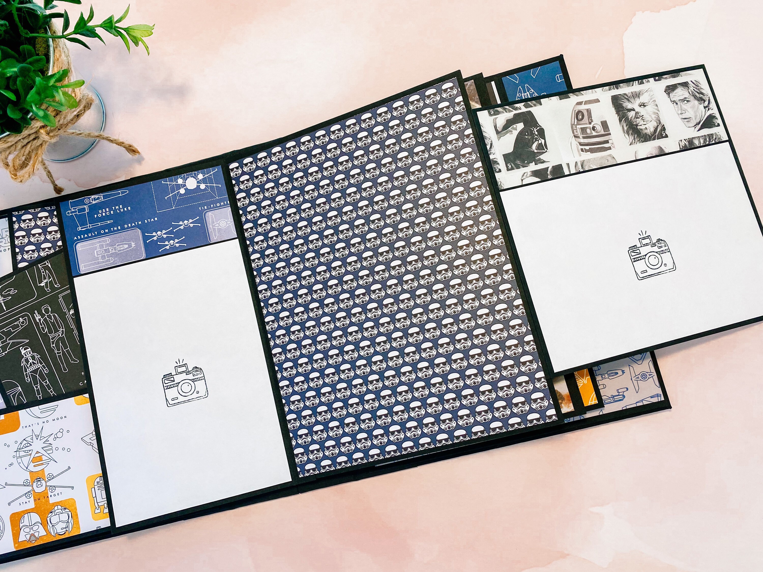 Star Wars Scrapbook Galaxy's Edge Scrapbook Completed Etsy