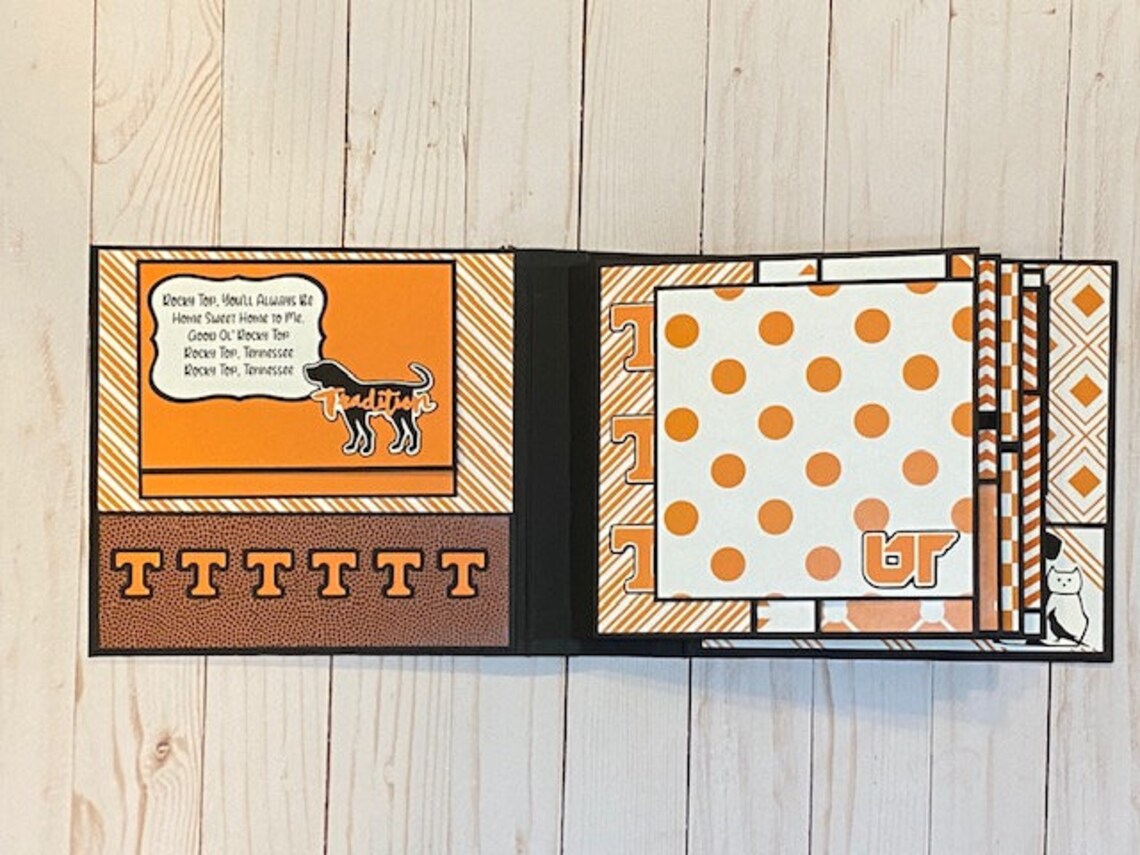 College Scrapbook Custom College Scrapbook University Etsy