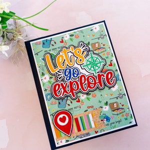 Travel Scrapbook Completed, Travel Mini Album, Vacation Mini Album, Scrapbook, Vacation Scrapbook, Vacation, Travel Album