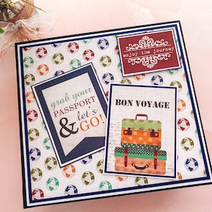 Travel Scrapbook Completed, Travel Mini Album, Vacation Mini Album, Scrapbook, Vacation Scrapbook, Vacation, Travel Album
