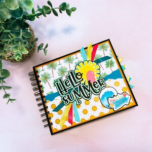 Summer Scrapbook, Summer Mini Album, Beach Scrapbook, Beach Mini Album, Vacation Scrapbook, Vacation Mini Album