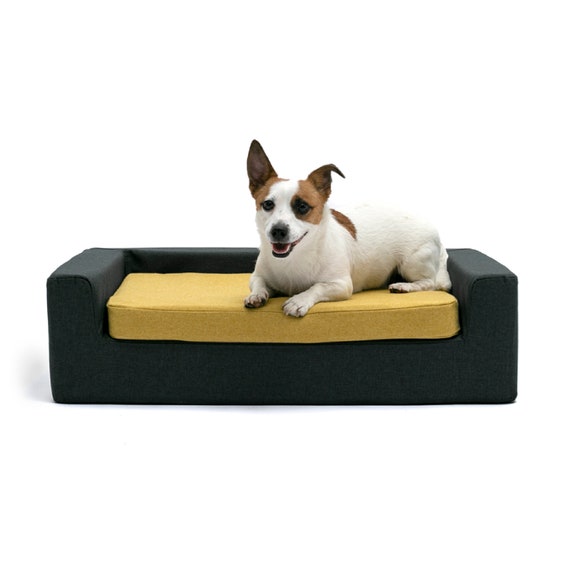 mustard dog bed
