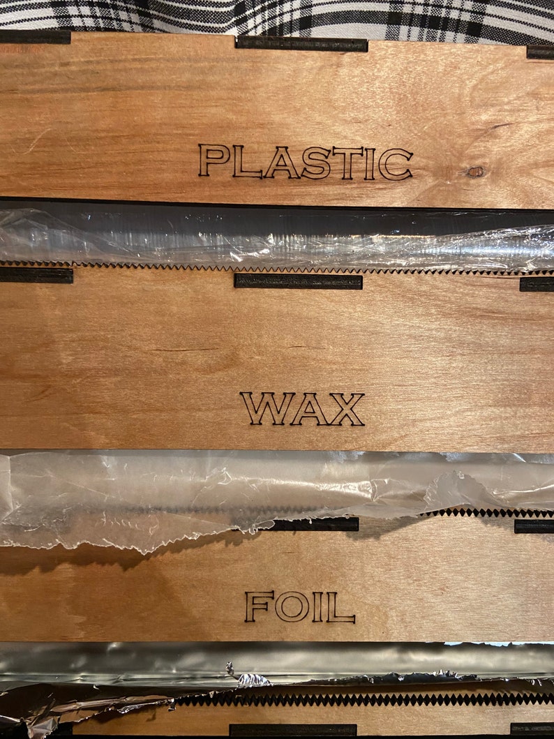Foil Organizer/ Plastic Wrap/ Wax Paper Organizer Etsy