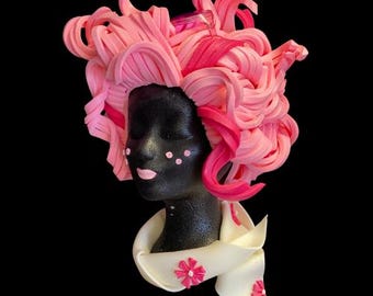 Foam pruik / foampruik THINK PINK ETSY24001