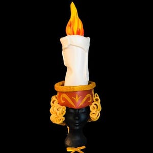 Kopfstück und Kerzenhalter, Lumiere ETSY048