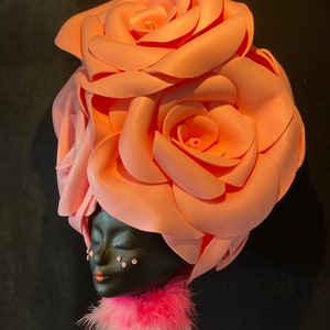 Headpiece La Vie en Rose PINK. ETSY118