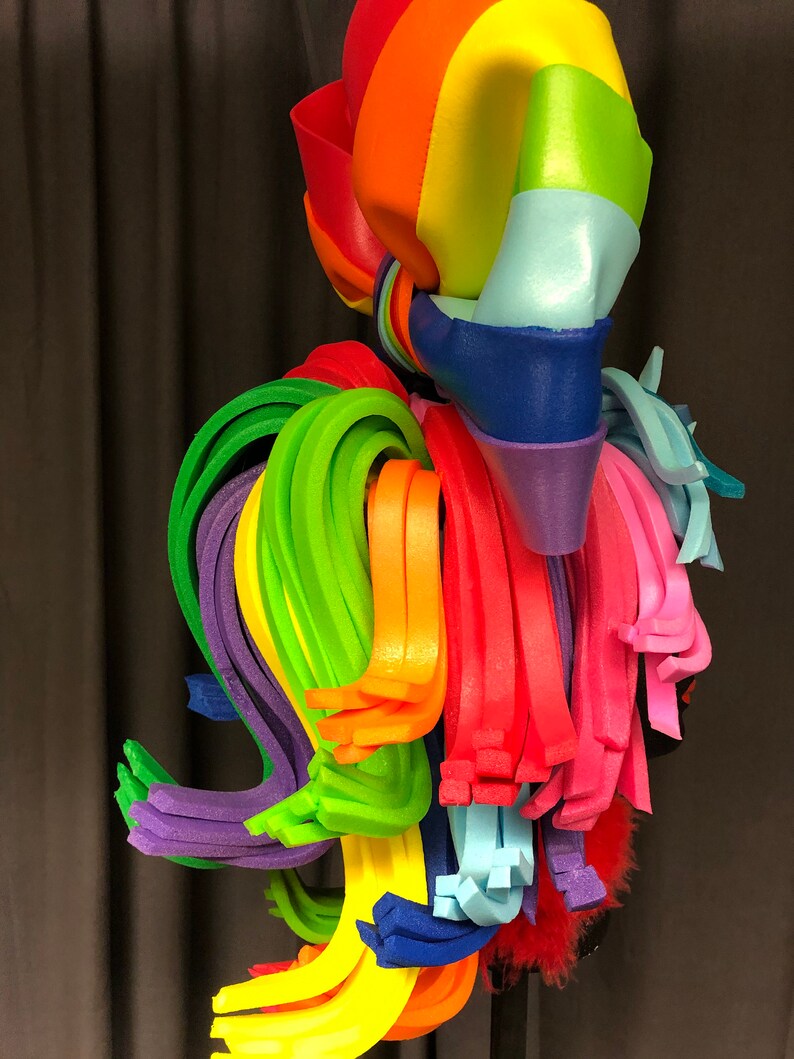 Foam Pruik RAINBOW ETSY046 Etsy Nederland