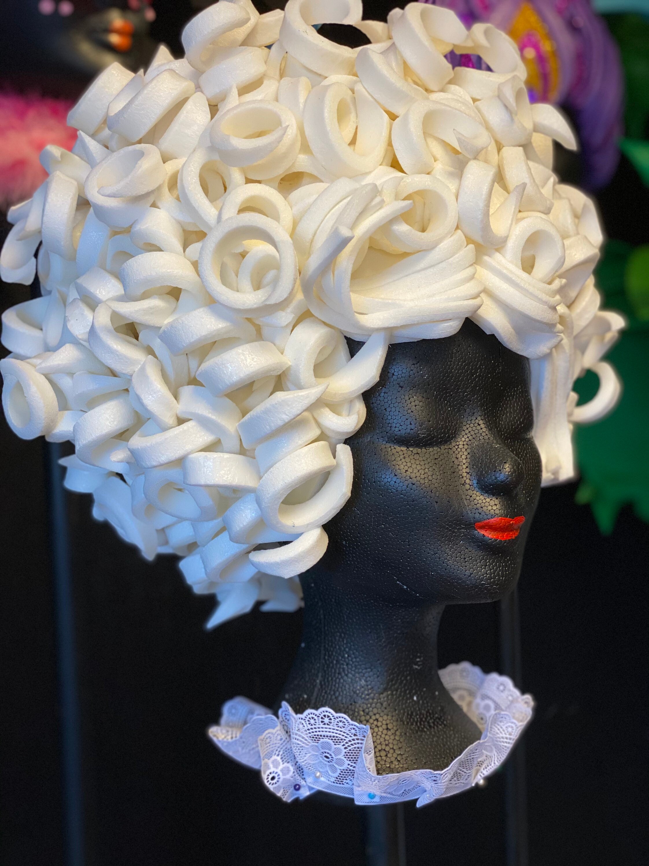 Foam wig / headpiece CURLES ETSY083 Etsy