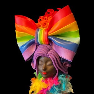Foam wig HAPPINESS ETSY084
