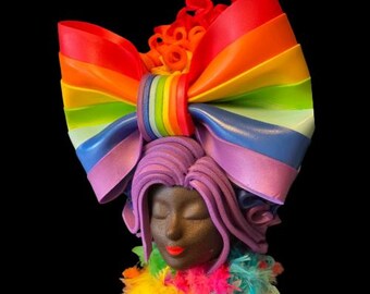 Foam wig HAPPINESS ETSY084