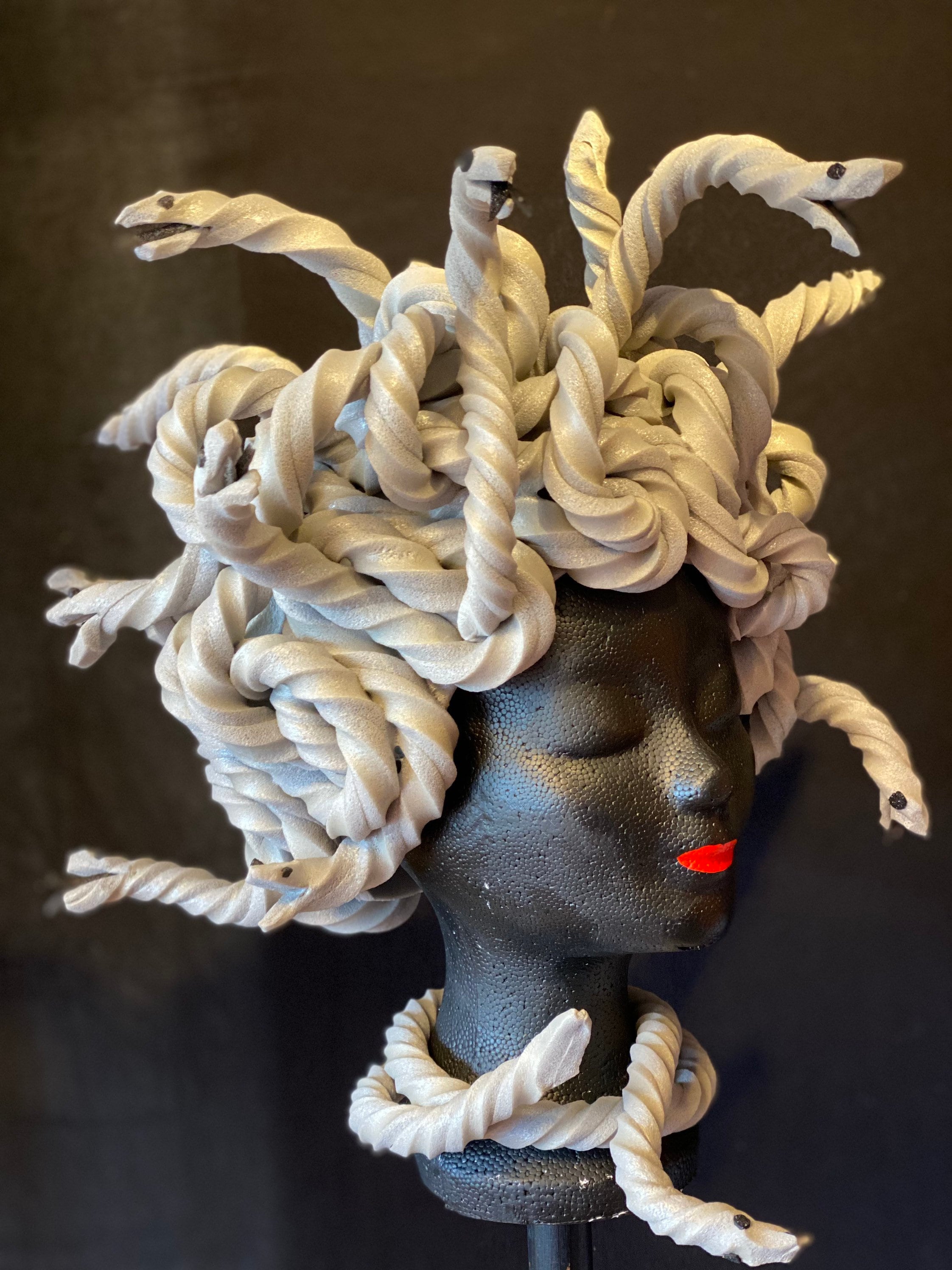 Headpiece MEDUSA ETSY103. Please add head size to your order. Etsy