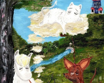 The Moomins Moomin valley party painting